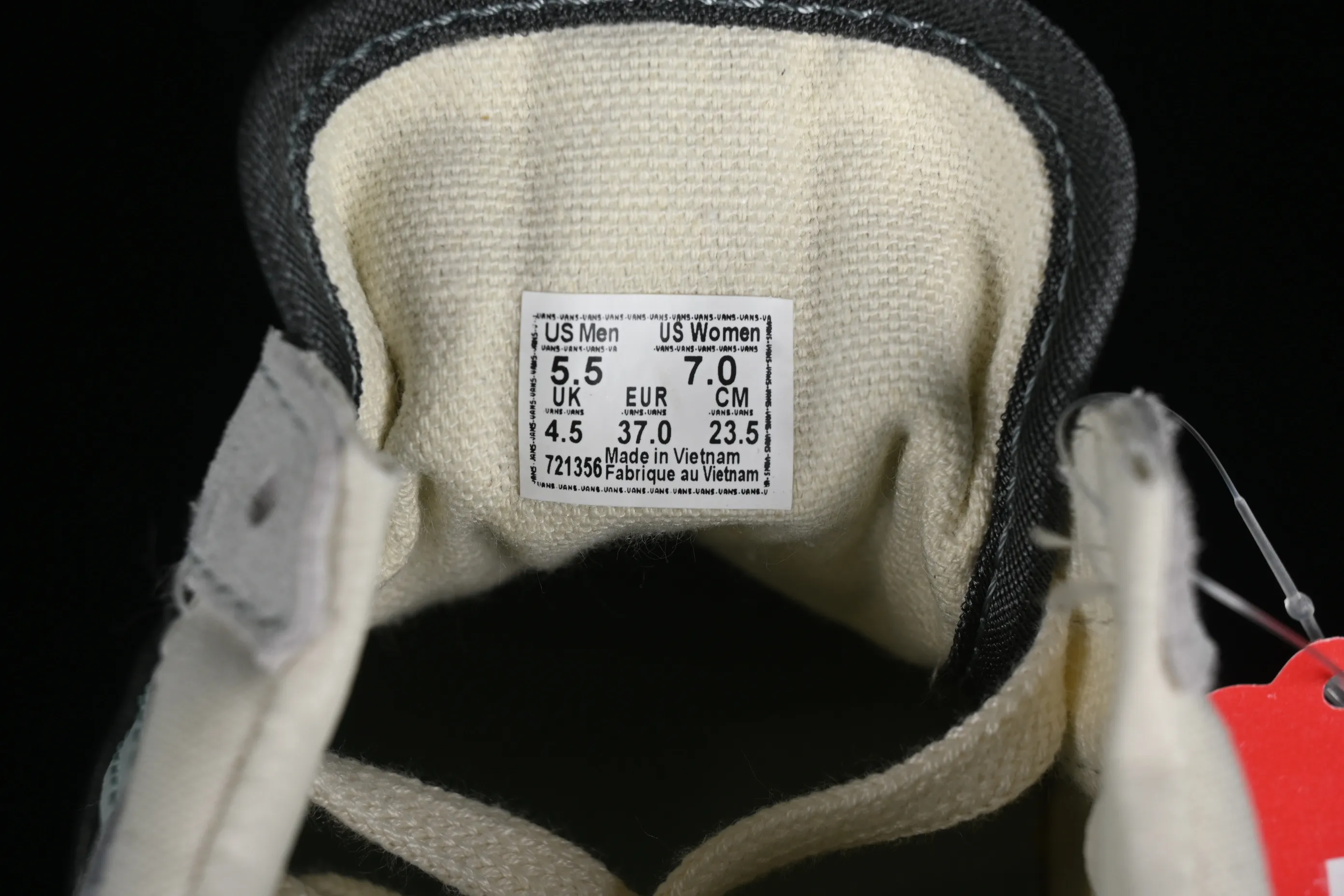 All categories Vans Vans series Vans Low Vans low top Vans Old Skool Reissue 136 color matching gray blue and white retro casual vulcanized sneakers VN000CRPGRN